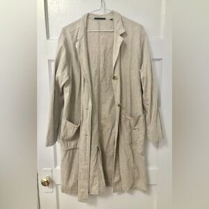 Uniqlo Light Tan Trench Coat